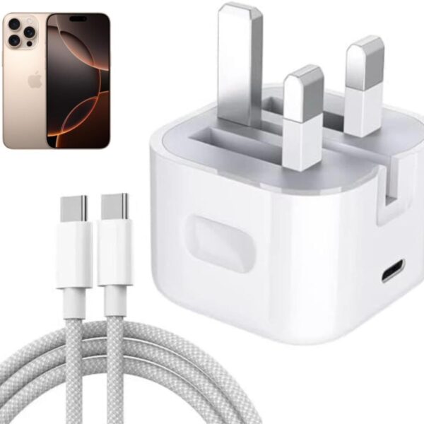 35W Fast USB C Power Adapter Plus Type C Cable for Iphone 16 Pro Max Fast charger Type C Wall Plug for Iphone 15 pro Max/16 Pro/16/16 Plus/15 pro/15 etc