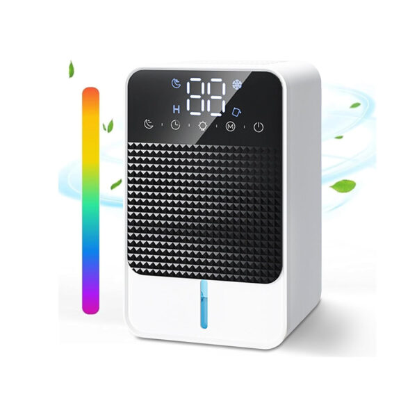 INGUNAR Smart Dehumidifier, Sleep Mode, Continuous Drainage, Clothes Drying and Hours Timer, LED Touch Screen,Two Speed Dehumidification,Home and Bathroom Mildew Remover and hygroscopic agent