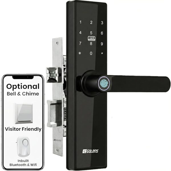 Golens X3N Black Smart Door Lock